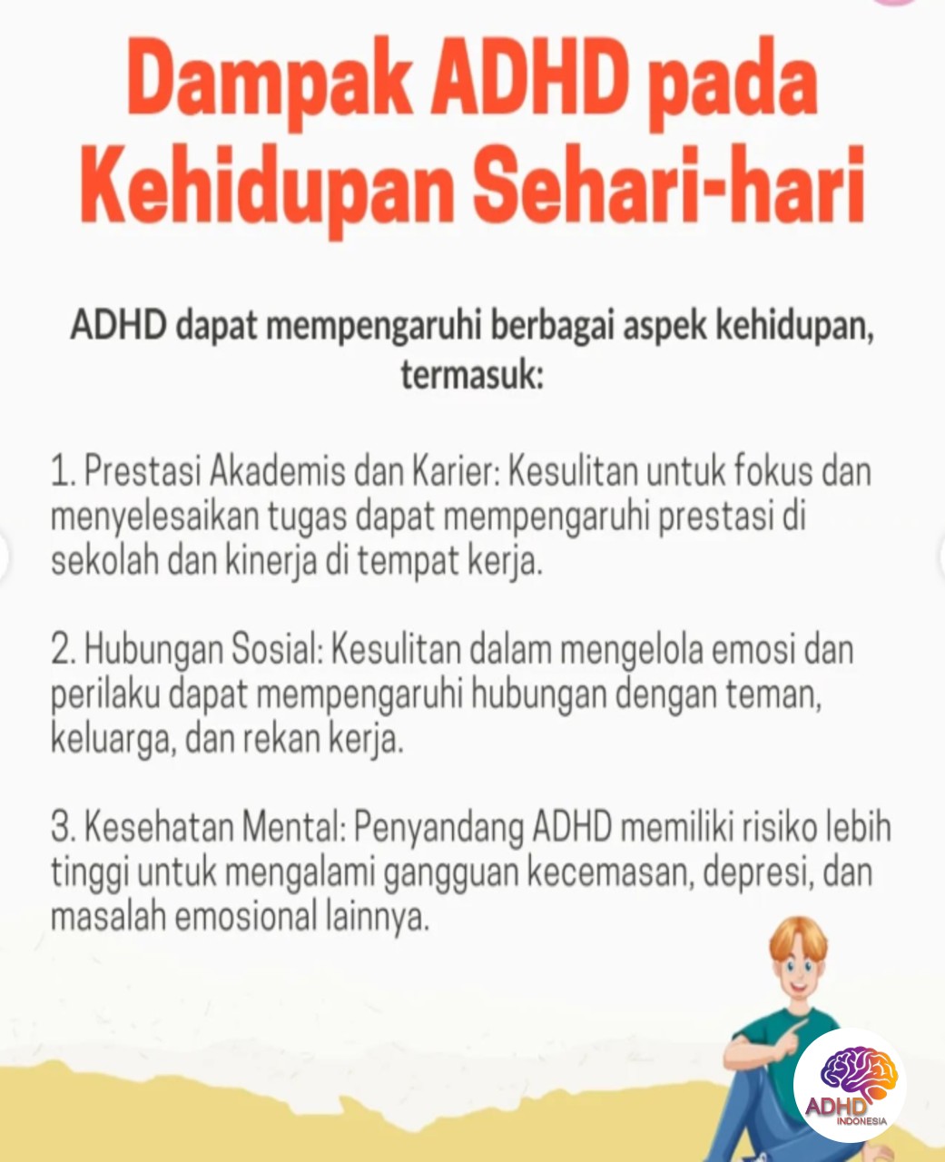 ADHD dan Hubungan Sosial Anak di Lingkungan Sekolah di Kota Madiun