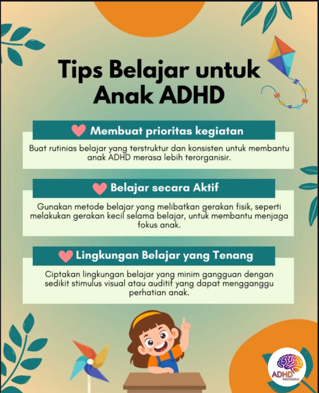 Strategi Belajar yang Cocok untuk Anak ADHD di Kota Madiun